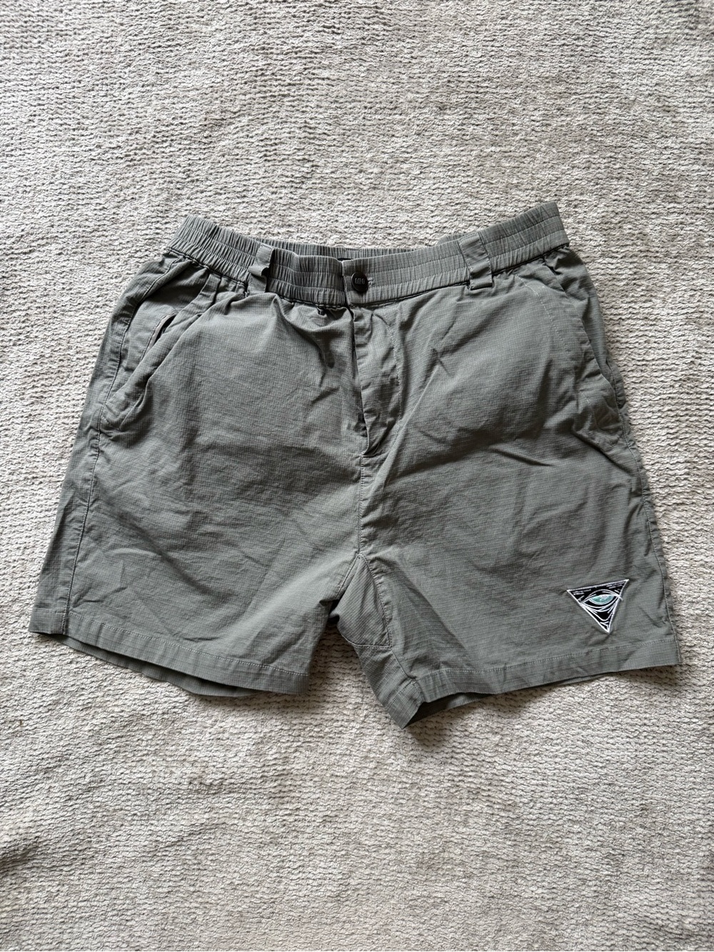 QILO Ripstop Nylon Utility Shorts Gray Size Small